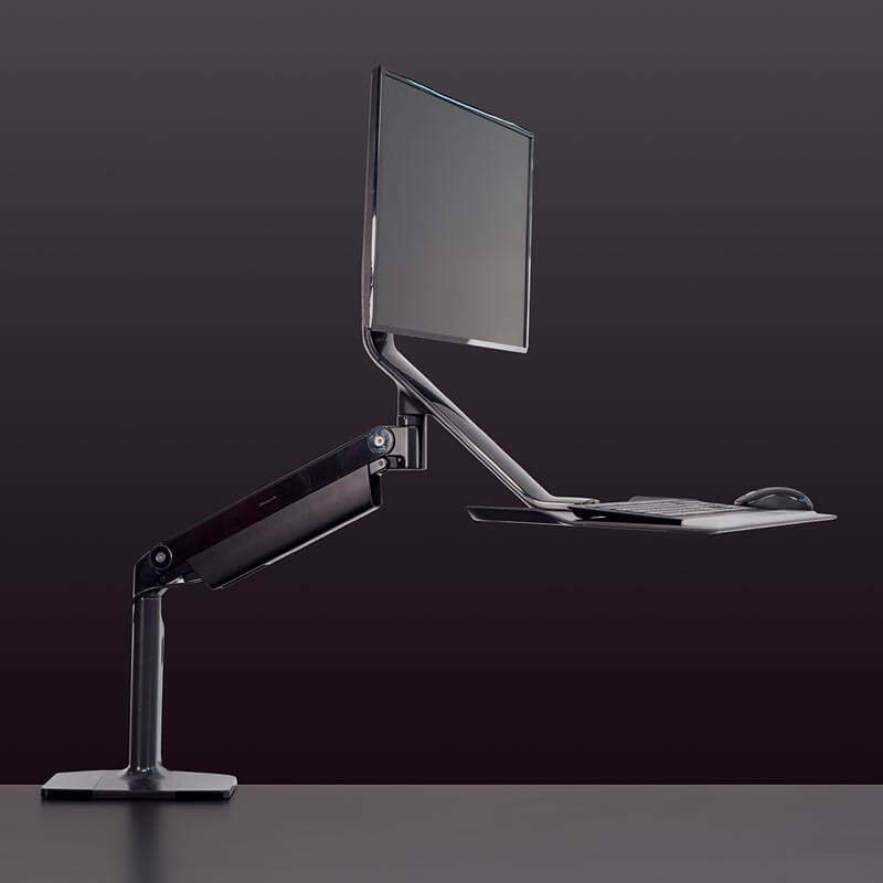 humanscale QuickStand Lite noir showroomaudio