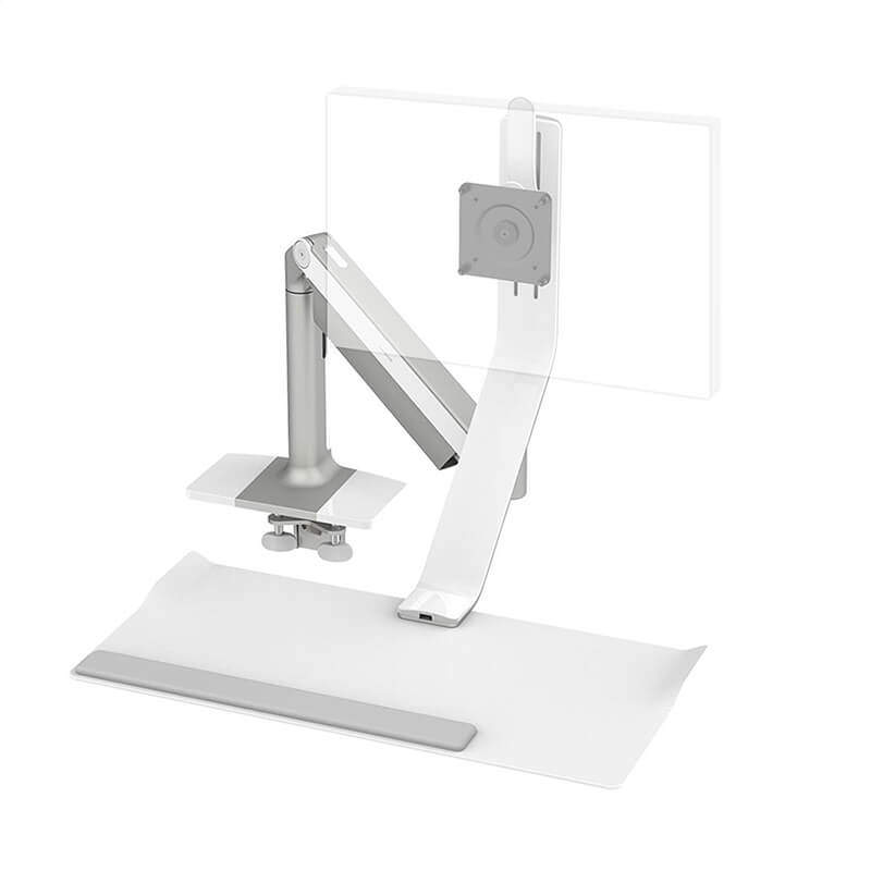 humanscale_QuickStand_Lite_écran_simple_lourd_gris_showroomaudio